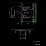 Waveshare WAVE ROVER Flexible Expandable 4WD Mobile Robot Chassis, Onboard ESP32 Module, US Plug, EU Plug, UK Plug