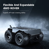 Waveshare WAVE ROVER Flexible Expandable 4WD Mobile Robot Chassis, Onboard ESP32 Module, US Plug, EU Plug, UK Plug