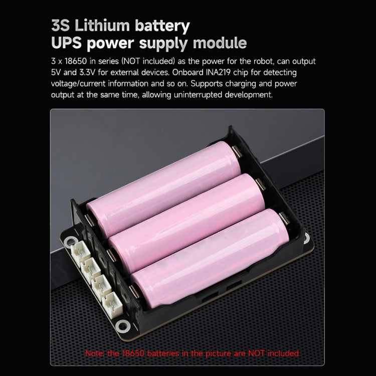 Waveshare WAVE ROVER Flexible Expandable 4WD Mobile Robot Chassis, Onboard ESP32 Module, US Plug, EU Plug, UK Plug