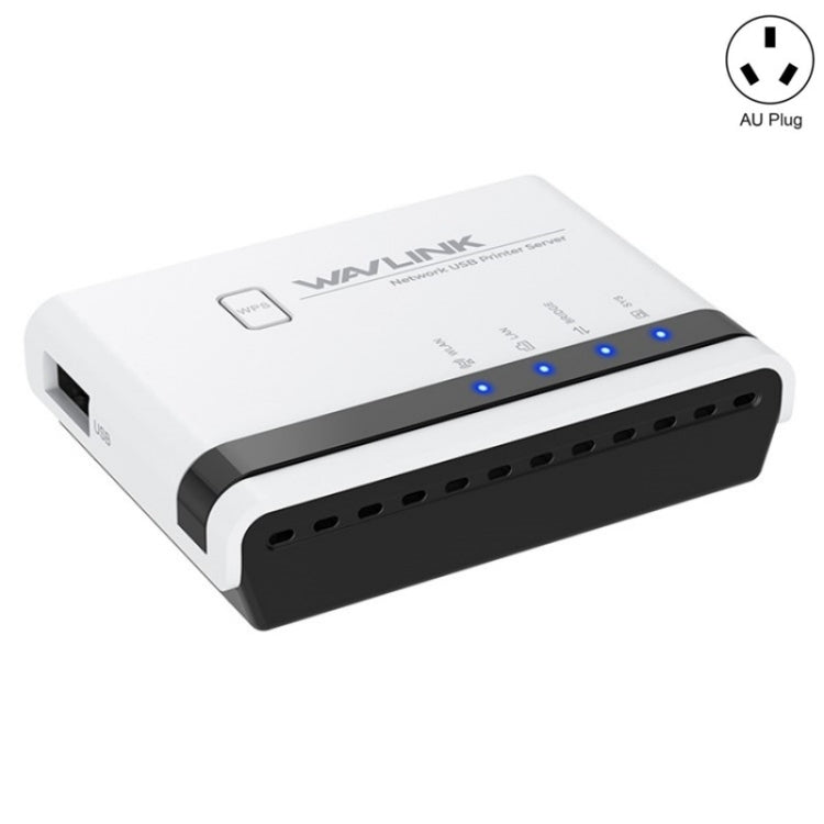 WAVLINK NU516U1 USB2.0 Wireless Printer Server With 10 / 100Mbps LAN / Bridge WiFi, US Plug, UK Plug, EU Plug, AU Plug AU Plug
