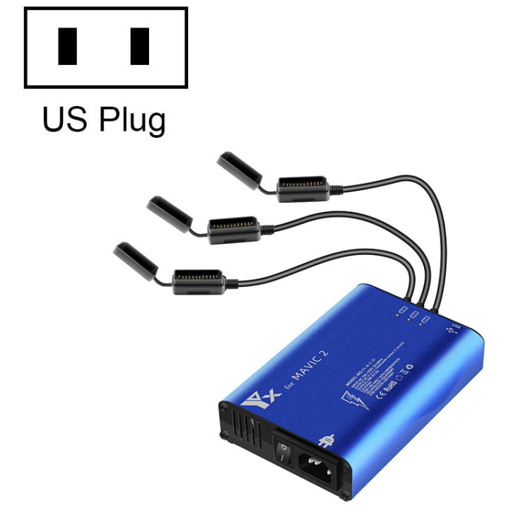 YX For DJI MAVIC 2 Aluminum Alloy Charger with Switch, US Plug