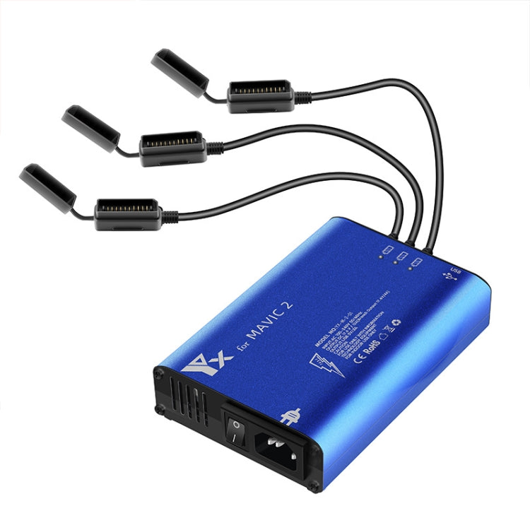 YX For DJI MAVIC 2 Aluminum Alloy Charger with Switch, US Plug