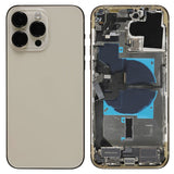 For iPhone 14 Pro Max Battery Back Cover Assembly, US Version, China Version, CE EU Version US Version Gold