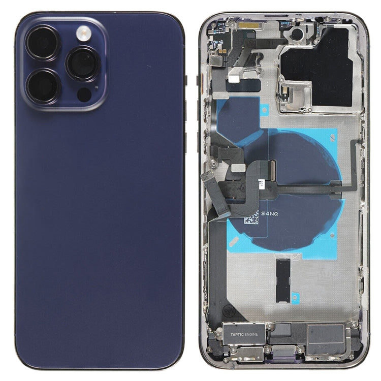 For iPhone 14 Pro Max Battery Back Cover Assembly, US Version, China Version, CE EU Version China Version Purple