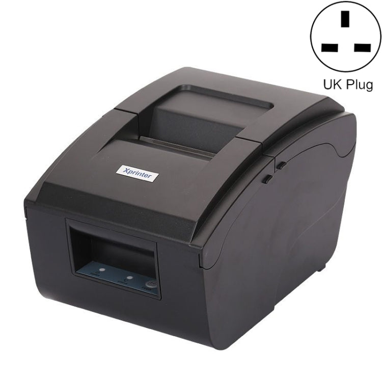 Xprinter XP-76IIH Dot Matrix Printer Open Roll Invoice Printer, USB Interface, Parallel Port USB Interface UK Plug