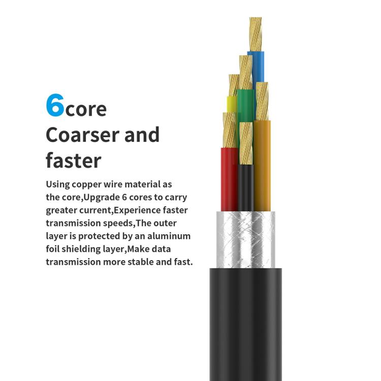 18 Kinds AV-Line 2.0 1.2m Intelligent Detection Charging Data Cable, USB to 8 Pin, USB to Type-C
