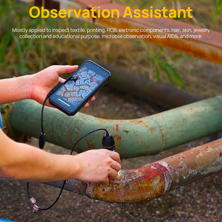 Ulefone uSmart C01 Wired Digital Microscope for Ulefone Armor 18 Series / 9 / 9E & Power Armor 16 Series / 13 / Armor Pad, uSmart C01