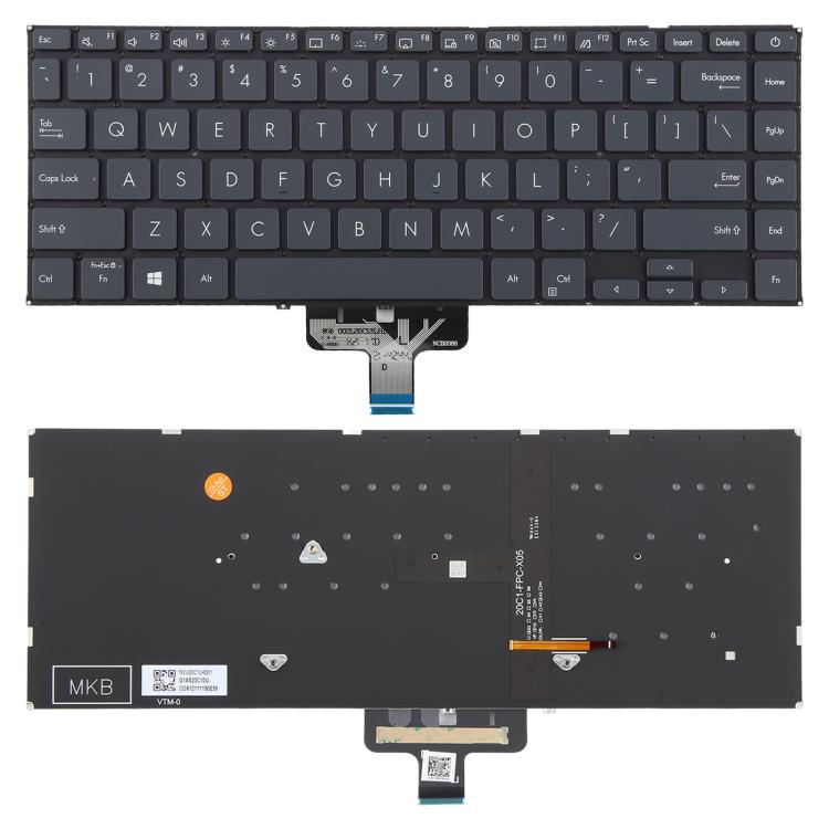 US Version Backlit Laptop Keyboard for Asus ZenBook 14 ux435 ux435egl ux435e u4800egl, ux435 ux435