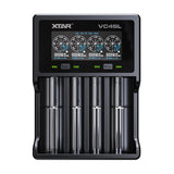 XTAR 4-Slot Bright Flashlight Lithium Battery Charger, Model: VC4SL, VC4S VC4S