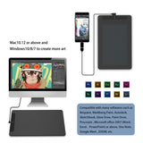 VEIKK VK1060 Hand-Painted Tablet Electronic Painting Board Can Be Connected To Mobile Phone, VK1060