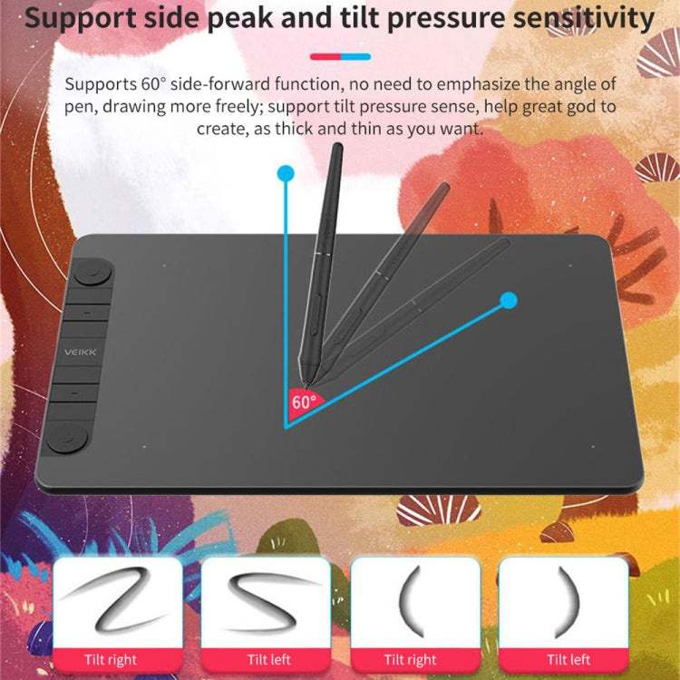 VEIKK VK1060PRO Digital Tablet Hand-Painted Board Electronic Drawing Board Can Connected To Mobile Phone, VK1060PRO