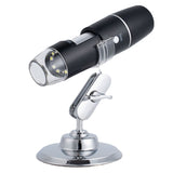 50X-1000X Wireless WIFI Connection LED Light Portable Digital Microscope, W05, W05-B, W05-Z11054