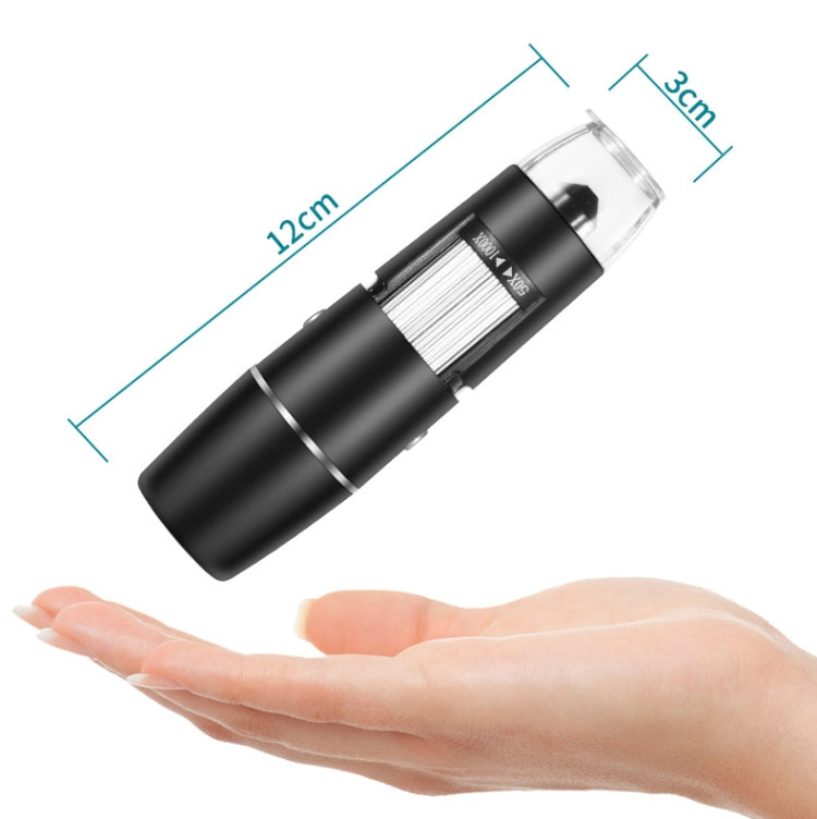 50X-1000X Wireless WIFI Connection LED Light Portable Digital Microscope, W05, W05-B, W05-Z11054