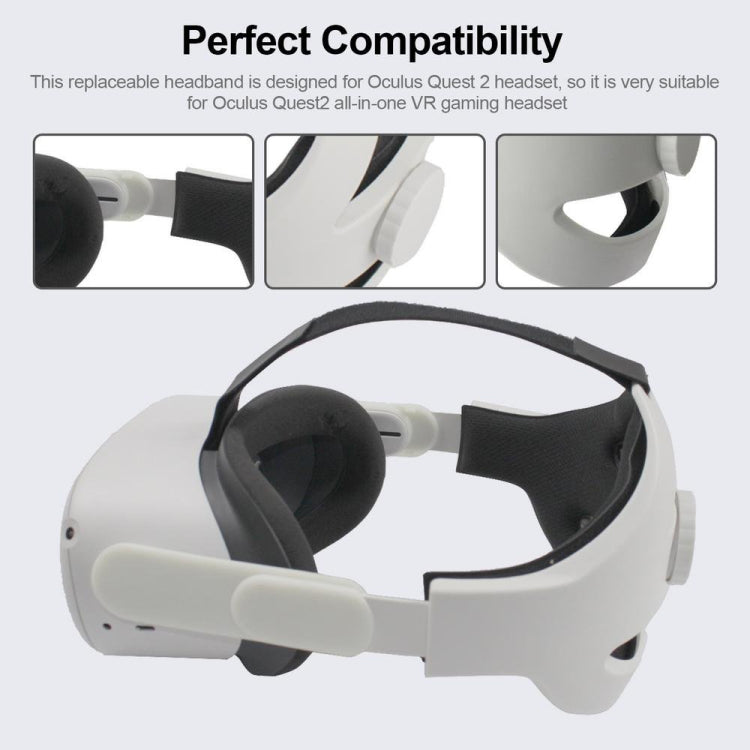 VR Comfortable Replacement Headset VR Accessories Weight Loss Headband, For Oculus Quest 2, Weight Loss Headband