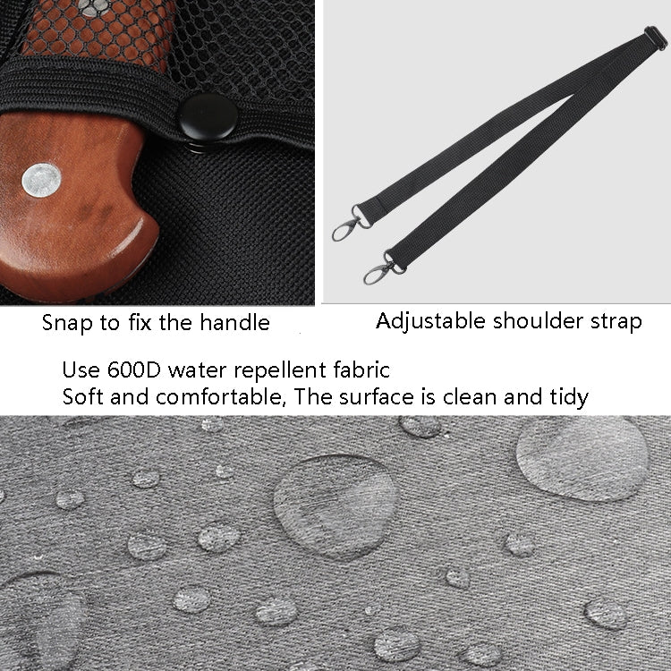 WESSLECO Chef Knife Tool Storage Bag Oxford Cloth Knife Bag, WESSLECO Gray