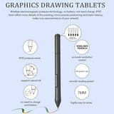 10Moons T503 Drawing Tablet Can Be Connected to mobile Phone Tablet with 8192 Passive Pen