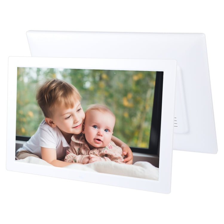 17 inch Multi-media Music & Movie Player Digital Photo Frame with Remote Control, Mstar V59 Program, Support USB / SD Card / HD Port, Built in Stereo Speaker White