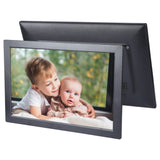 17 inch Multi-media Music & Movie Player Digital Photo Frame with Remote Control, Mstar V59 Program, Support USB / SD Card / HD Port, Built in Stereo Speaker Black