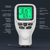 HW300-MAX Coating Thickness Gauge Anti-skid Paint Film Tester, White, Black