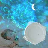 SC511 3 In 1 Watermark Starry Sky Projector Graffiti Smart Atmosphere Night Light, White Ordinary, Black Ordinary, White WiFi, Black WiFi