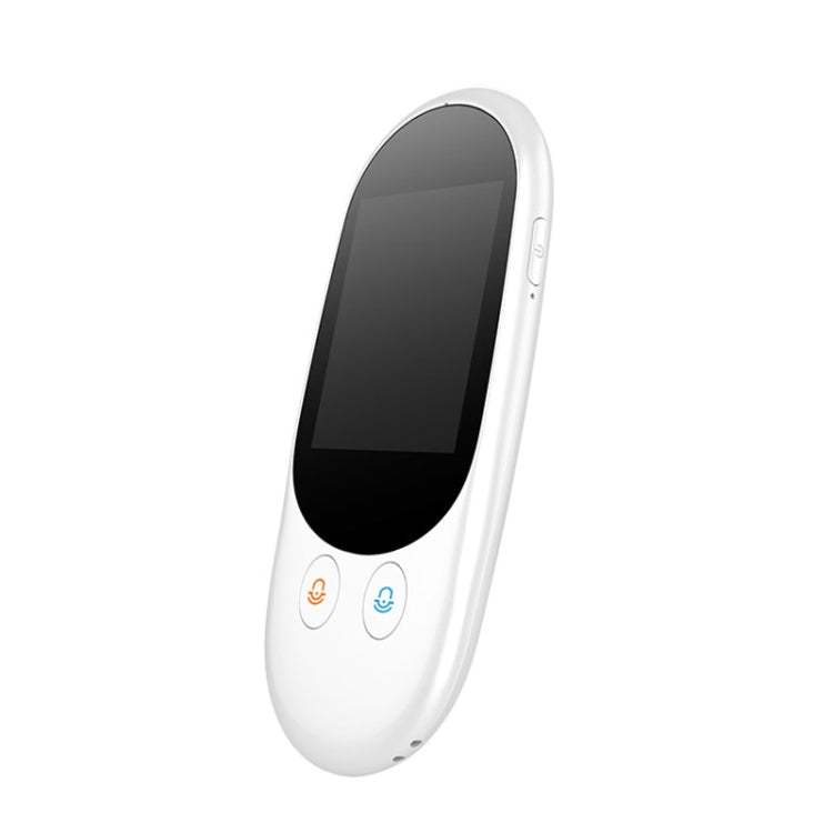 Travel Simultaneous Translator Scanning Recording Intelligent Voice Translator, White, Black White