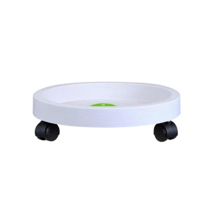 Universal Round Wheels Pot Tray Easy Moving Plant Pot Tray Garden Plate Plastic Stand