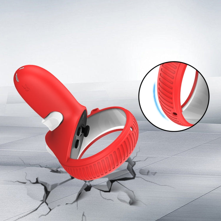 VR Glasses Lens Shell Handle Protective Case For Oculus Quest 2, White, Red, Green