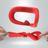 VR Glasses Lens Shell Handle Protective Case For Oculus Quest 2, White, Red, Green