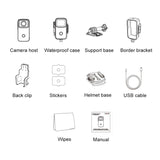 Thumb Action Camera 4K HD Anti-shake WiFi Camera, (White), (Black)