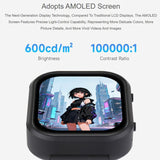 WAVESHARE ESP32-C6 2.06 Inch AMOLED Touch Watch Development Board, 410x502 Pixels, With Lithium Battery, No Lithium Battery