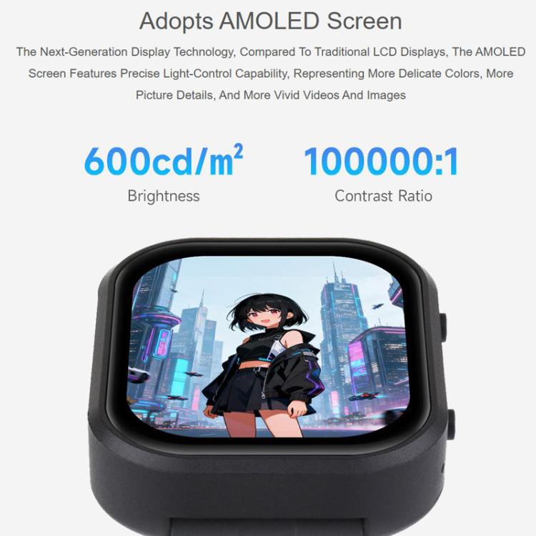 WAVESHARE ESP32-C6 2.06 Inch AMOLED Touch Watch Development Board, 410x502 Pixels, With Lithium Battery, No Lithium Battery