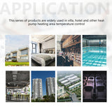 BHP-8000-WIFI-SS 3H2C Smart Home Heat Pump Round Room Brushed Mirror Housing Thermostat with WiFi, AC 24V, with WiFi