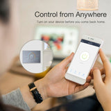 BHT-8000-GCLW-SS Brushed Stainless Steel Mirror Controlling Water/Gas Boiler Heating Energy-saving and Environmentally-friendly Smart Home Negative Display LCD Screen Round Room Thermostat with WiFi, with WiFi