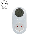 Plug-in LCD Thermostat, EU Plug, With WiFi, Without WiFi With WiFi White