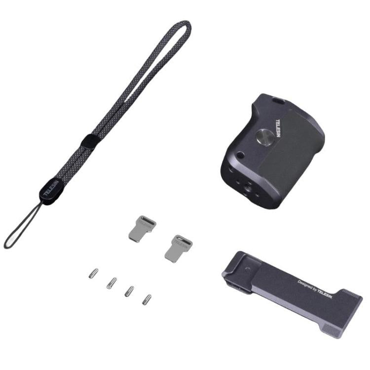 TELESIN Camera Grip Kit For GoPro HERO9 Black / HERO10 Black / HERO11 Black / HERO12 Black / HERO13 Black, Without Camera Cage, With Camera Cage Without Camera Cage