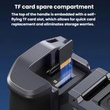 TELESIN Camera Grip Kit For GoPro HERO9 Black / HERO10 Black / HERO11 Black / HERO12 Black / HERO13 Black, Without Camera Cage, With Camera Cage