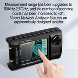 PORTXVNSA VNA-H4 Plus 4 inch IPS Screen Portable Handheld Vector Antenna Analyzer MF HF VHF UHF, Without Memory Card, With 32G Memory Card