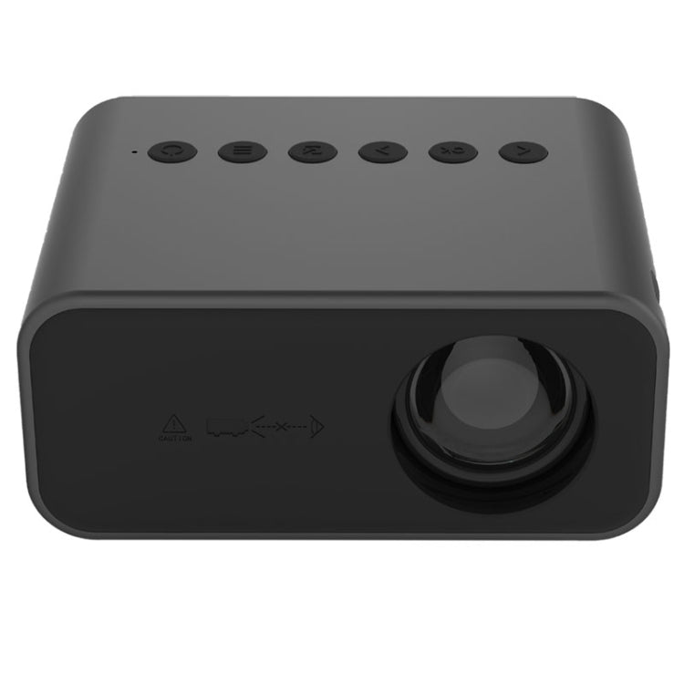 T500 1920x1080P 80 Lumens Portable Home Theater LED HD Digital Projector, Without Remote Control & Adaptor, With Remote Control & Adaptor