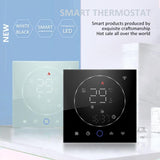 BHT-008GBL 95-240V AC 16A Smart Home Electric Heating LED Thermostat Without WiFi, Without WiFi
