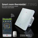 BHT-008GBL 95-240V AC 16A Smart Home Electric Heating LED Thermostat Without WiFi, Without WiFi