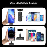 WAVLINK WS-WAJ606C1 Lavalier Noise Reduction Wireless Microphone with 8 Pin RX Receiver, WS-WAJ606C1