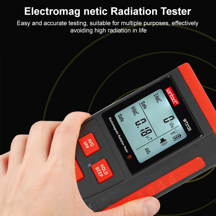 Wintact WT3120 Inductive Wood Moisture Meter Electromagnetic Radiation Tester, WT3120
