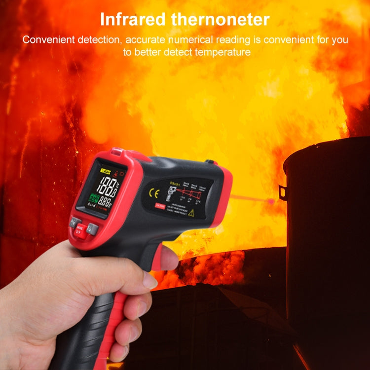 Wintact WT323A -50 Degree C~650 Degree C Handheld Portable Outdoor Non-contact Digital Infrared Thermometer, WT323A
