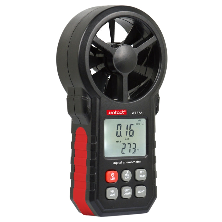 WT87A Portable Anemometer Thermometer Wind Speed Gauge Meter, WT87A
