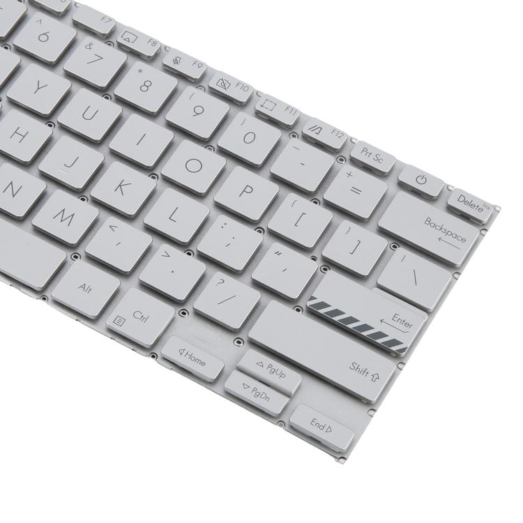 US Version Laptop Keyboard for Asus VivoBook 14 Pro X1402 M1402 D1402 F1402 X1403Z X1402Z, X1402 (Silver)