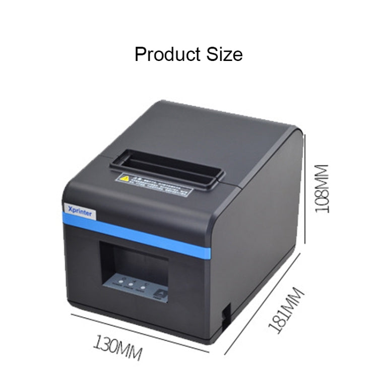 Xprinter XP-N160II USB Port Thermal Automatic Calibration Barcode Printer, XP-N160II