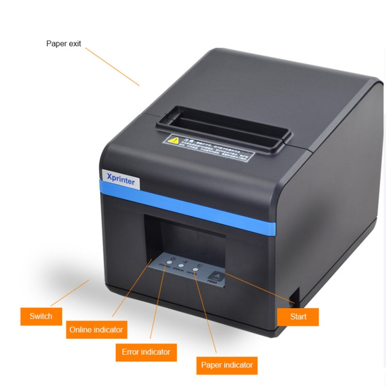 Xprinter XP-N160II USB Port Thermal Automatic Calibration Barcode Printer, XP-N160II