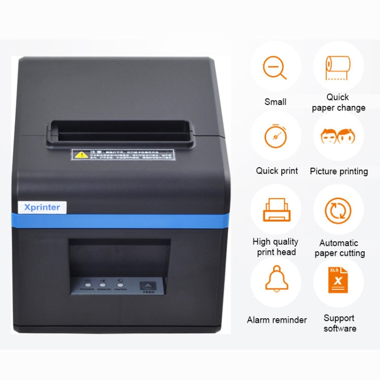 Xprinter XP-N160II USB Port Thermal Automatic Calibration Barcode Printer, XP-N160II