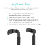 XPREEN XPRE034 Stretchable Handle Stainless Steel Blade Back Shaver Adjustable Back Razor with Lanyard for Men, XPRE034