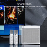 YS-203 Bluetooth Karaoke Speaker Wireless Microphone, YS-203 (Gold), YS-203 (Black), YS-203 (Red), YS-203 (Silver)